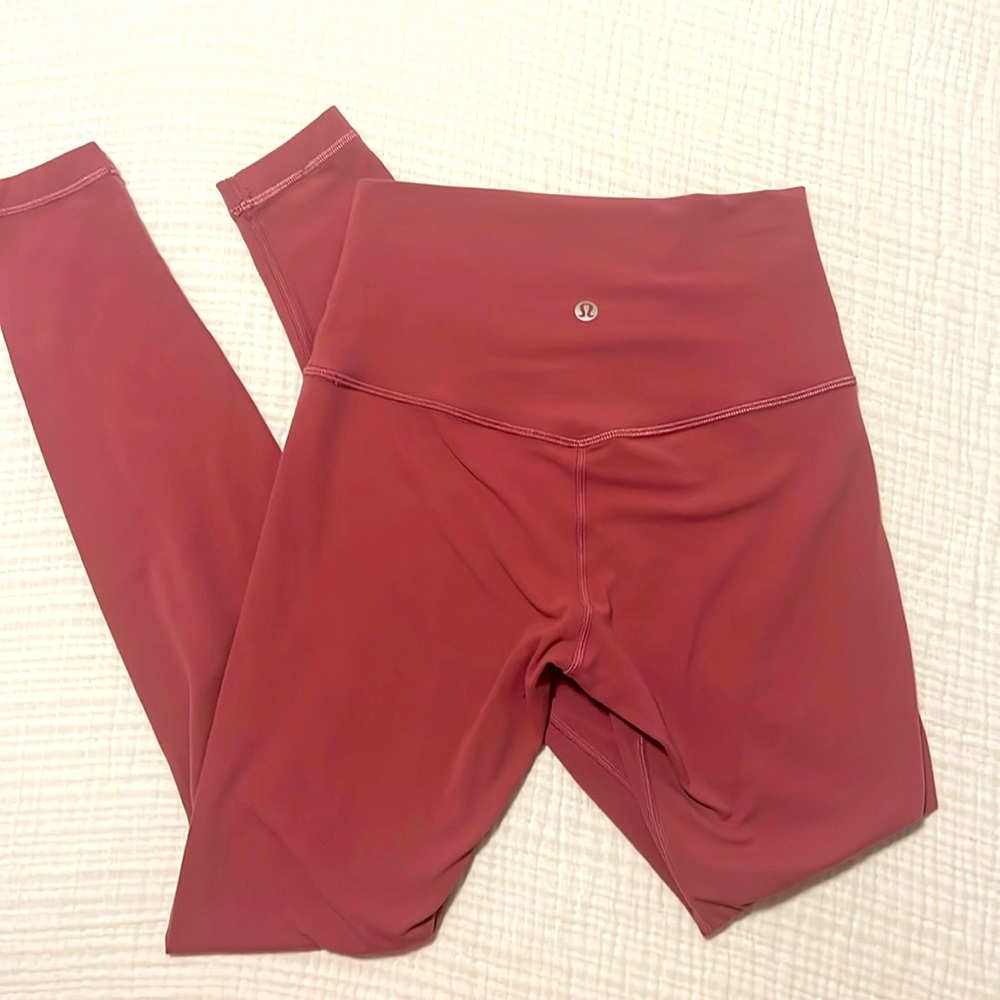 Lululemon Align 28” pink leggings